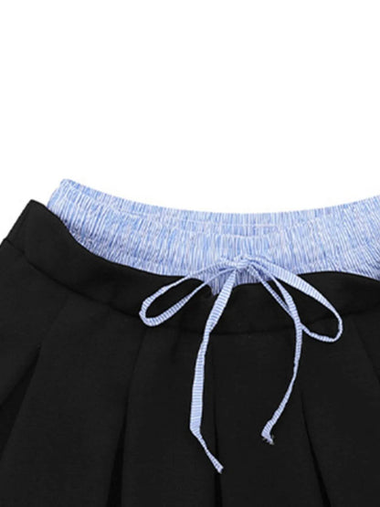 Drawstring Pleated Mini Skirt Trendsi a94d1d2b-cb4f-4740-a979-3c7ef8758646-Max-Origin