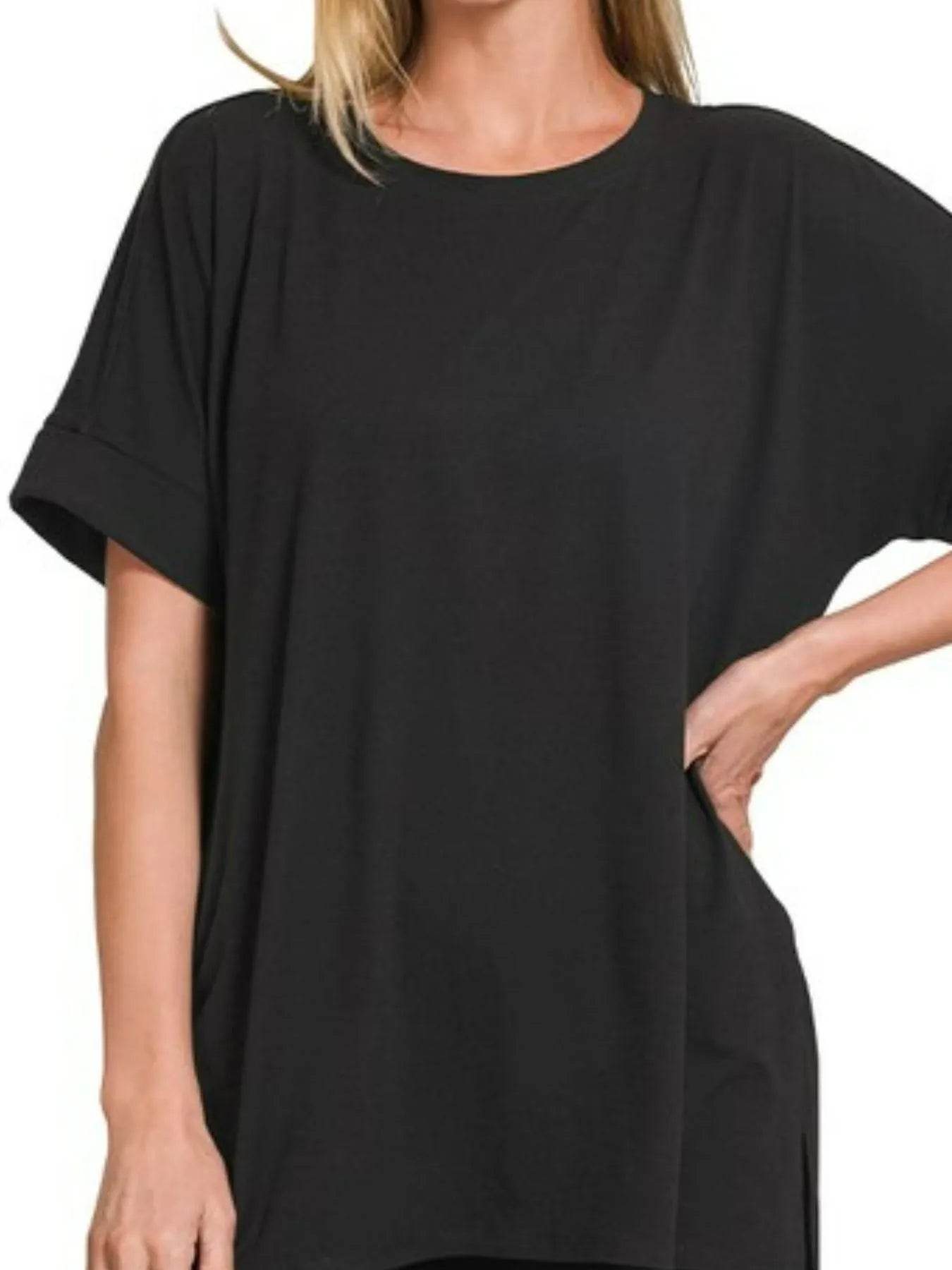 Zenana Brushed Dty Microfiber Round Neck Top and Biker Shorts Set Trendsi a94f3874-bb61-48a0-9e13-5e815b333b62-Max-Origin