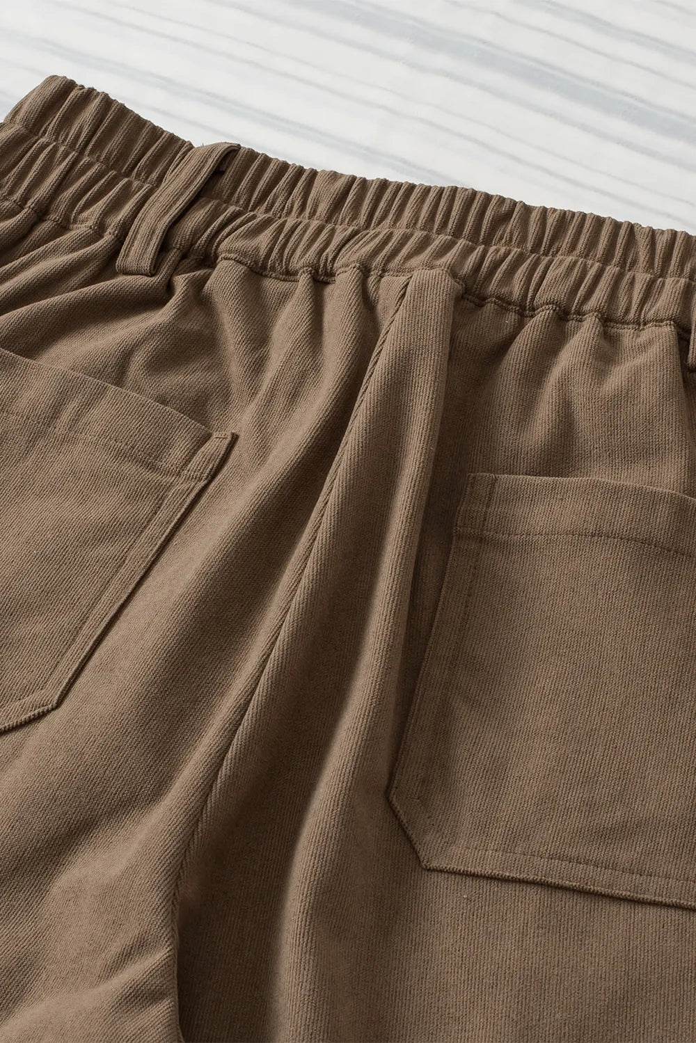 Half Elastic Waist Straight Pants Trendsi a9e1c585-e5d2-4727-b6ae-d406adc0de4b-Max