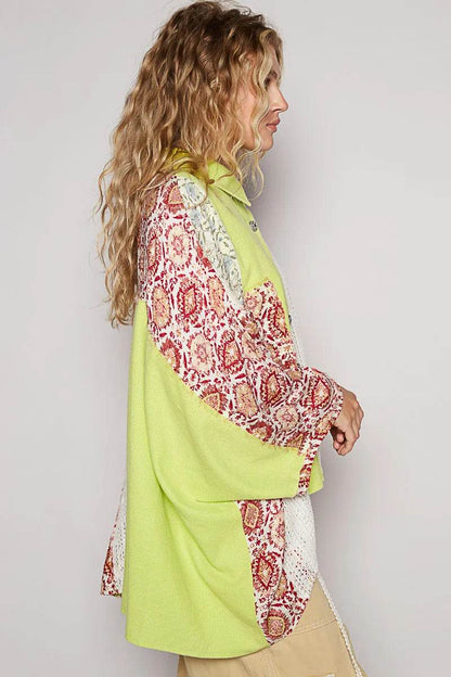 POL Thermal and Crochet Lace Mix Shirt with Floral Pattern Trendsi aa09bad7-8845-40a8-8cda-a2aac993baa5-Max-Origin