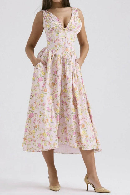 Floral V-Neck Sleeveless Midi Dress with Pockets Blush Pink Trendsi aa0bf55e-2134-4898-a1d0-446de8371189-Max-Origin