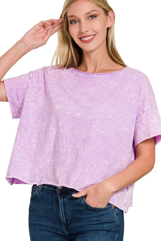 Zenana Washed Crew Neck Short Sleeve Crop Box Tee Trendsi aa1bb6aa-cc5c-47c6-9df8-9cf57389ce45-Max-Origin