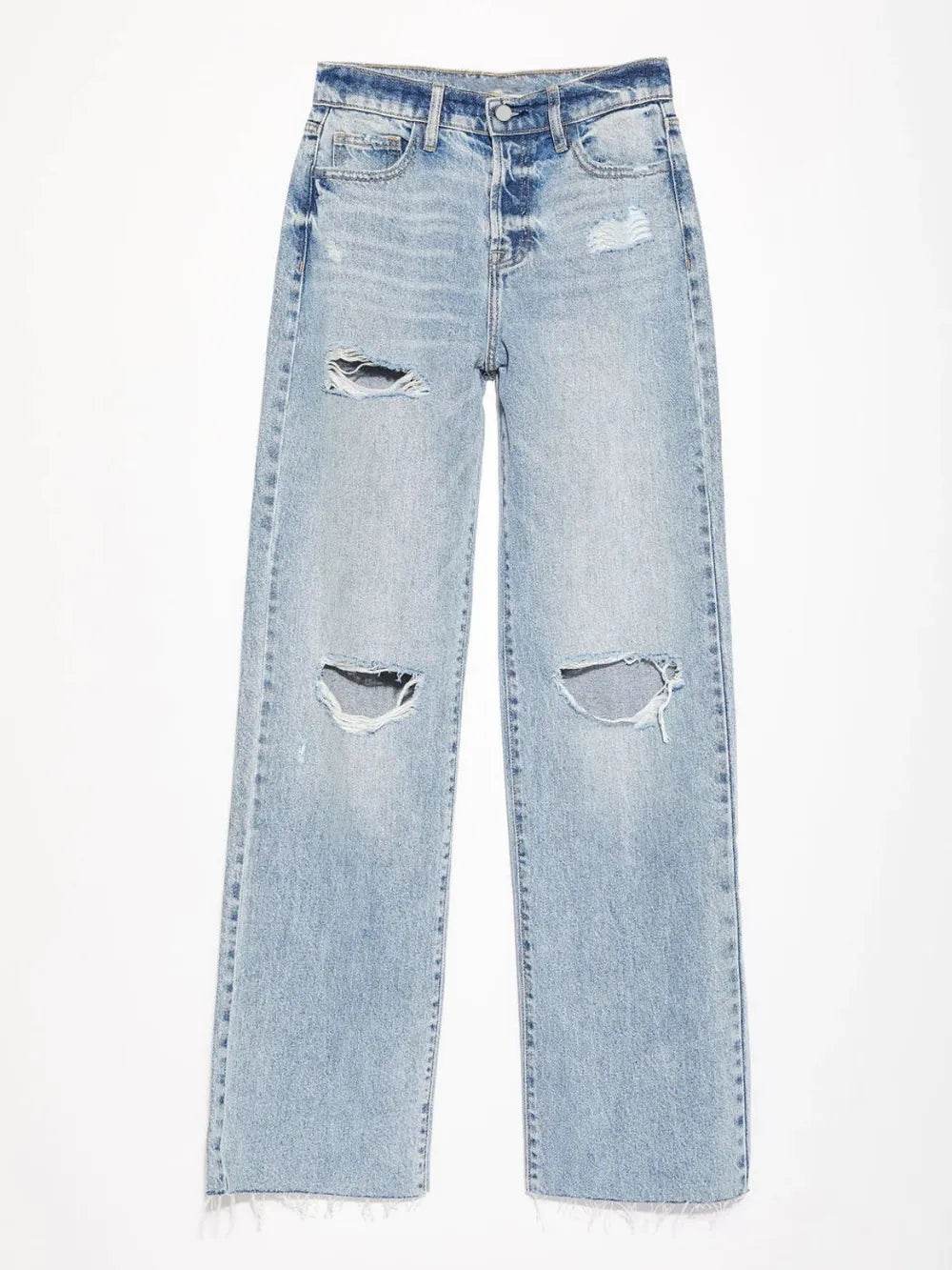 Distressed Straight Leg Jeans with Pockets Trendsi aa1df072-900e-485e-887e-e1379725bcd7-Max