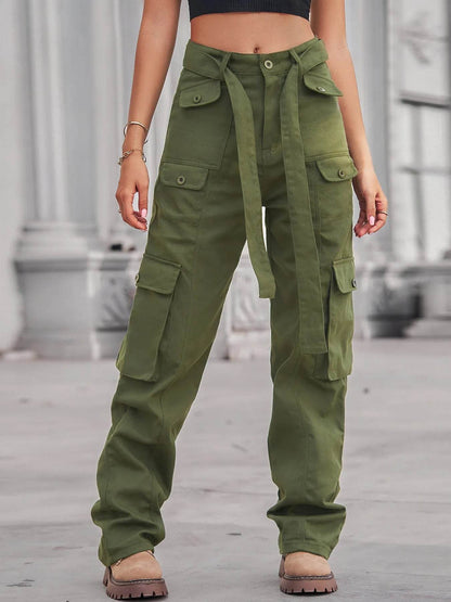 High-Waisted Multi-Pocket Cargo Jeans Military Green Trendsi aa21e6f789da4c6bbe1bb2a7f68c462a-Max-Origin
