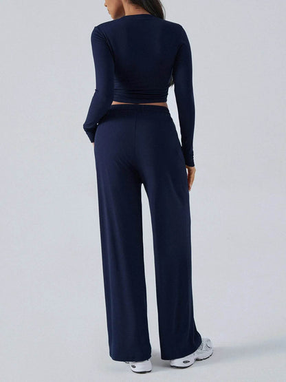 Round Neck Long Sleeve Top and Pants Set Trendsi aa8e1ea7fc2f44369f947617f2982e4d-Max-Origin