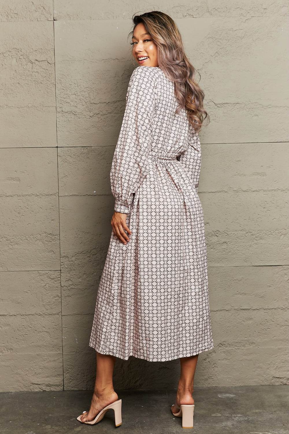 Perfee Printed Tie Waist Long Sleeve Dress Trendsi aacf73ebc3ff40e1b7870ac31b661f3c-Max