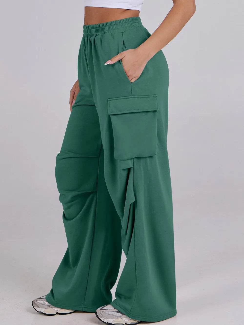Elastic Waist Wide Leg Pants with Pockets Trendsi ab280c67-4c89-4cda-88d4-3005a632137a-Max