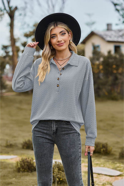 Collared Neck Long Sleeve Blouse Light Blue Trendsi ab51cb9da35f4837b2375661fe9e4830-Max