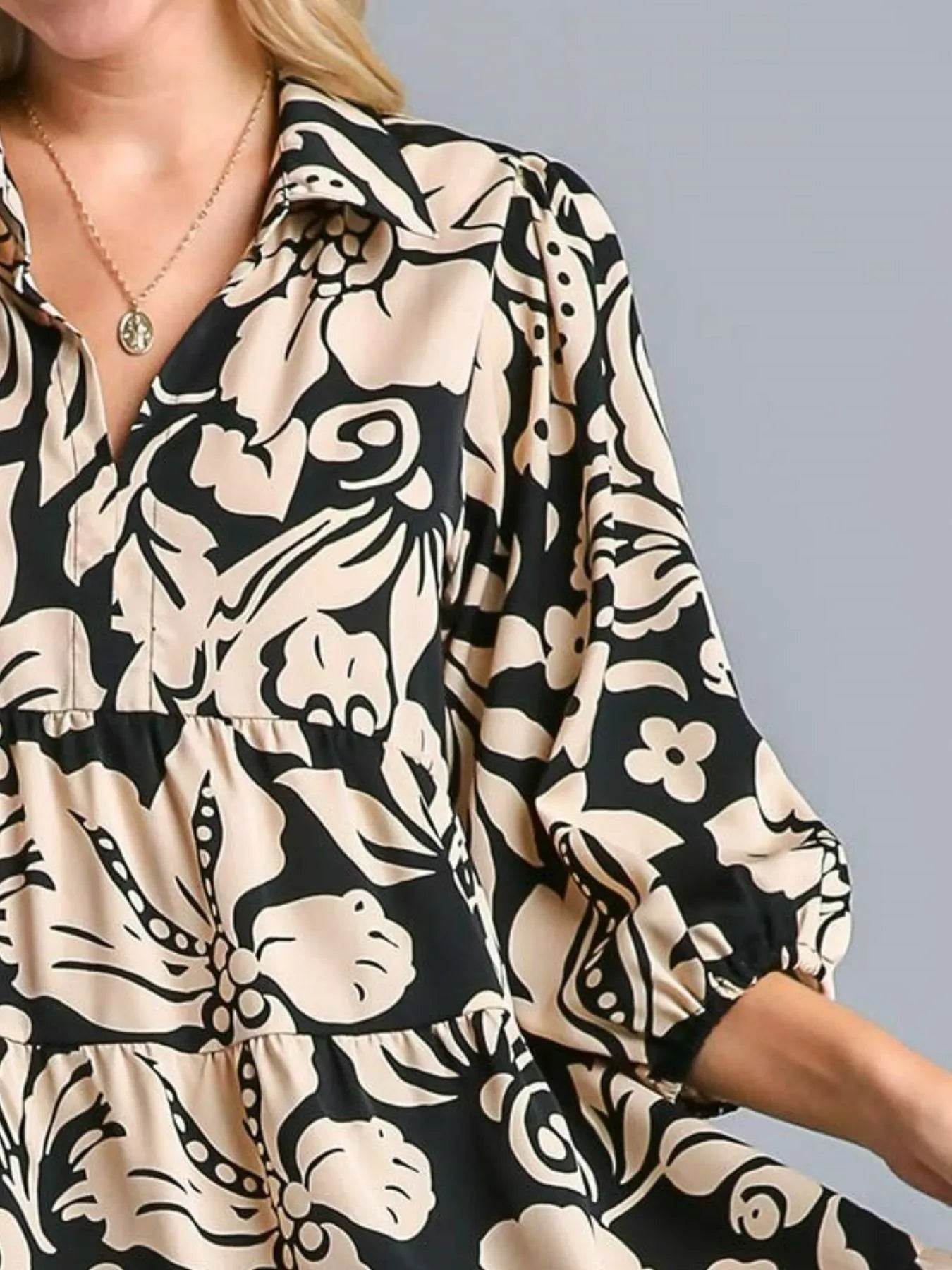 Umgee Floral Print Tiered Midi Dress Trendsi abc2129a-e5ac-4090-95d6-ff8ec16e6282-Max-Origin