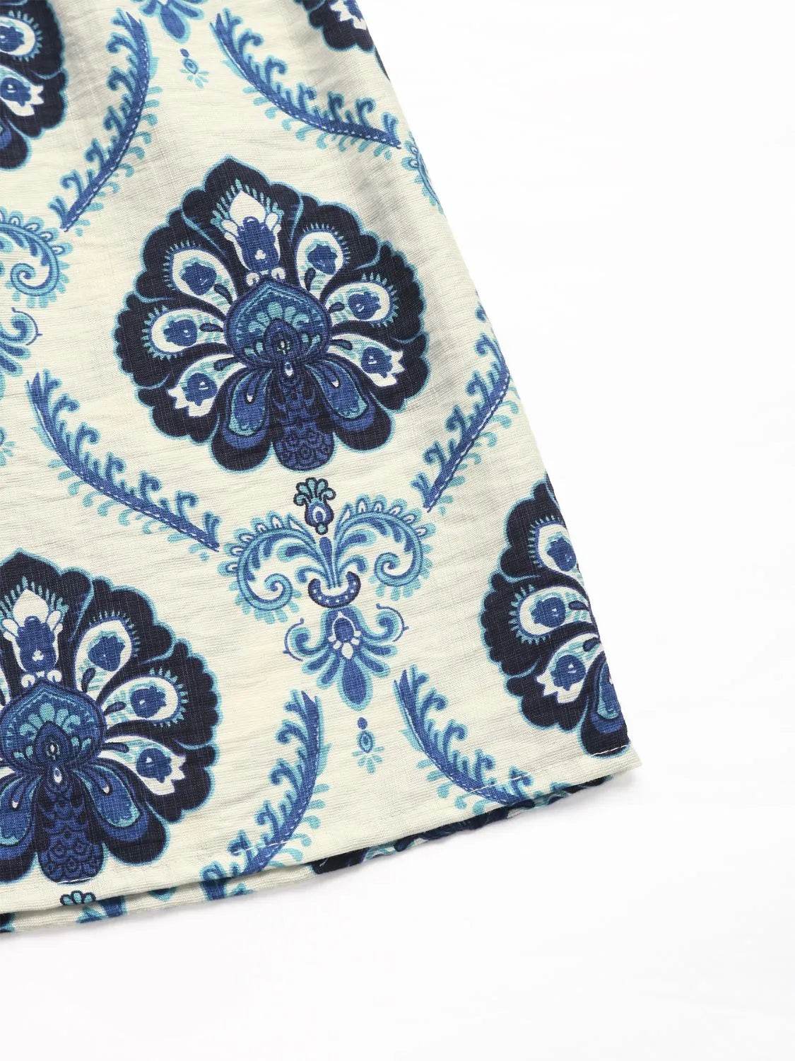 Printed V-Neck Cap Sleeve Dress Trendsi abc9dc9c-3c7e-46eb-818f-bd6f49e71f16-Max-Origin