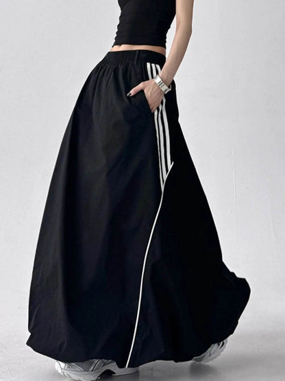 Striped Elastic Waist Maxi Skirt Trendsi ac86e202-768b-49f1-aebd-abbf434f630b-Max-Origin