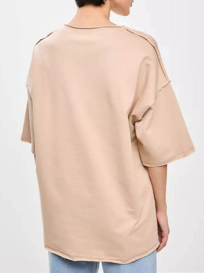 Round Neck Half Sleeve T-Shirt Trendsi acc31f2e-5fd6-4853-aaac-5f10814a7d35-Max-Origin