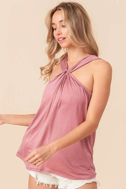 BiBi Rayon Span Jersey Knit Halter Neck Tank Top Trendsi acfceae9fc0f4e25899443f809b6317a-Max-Origin