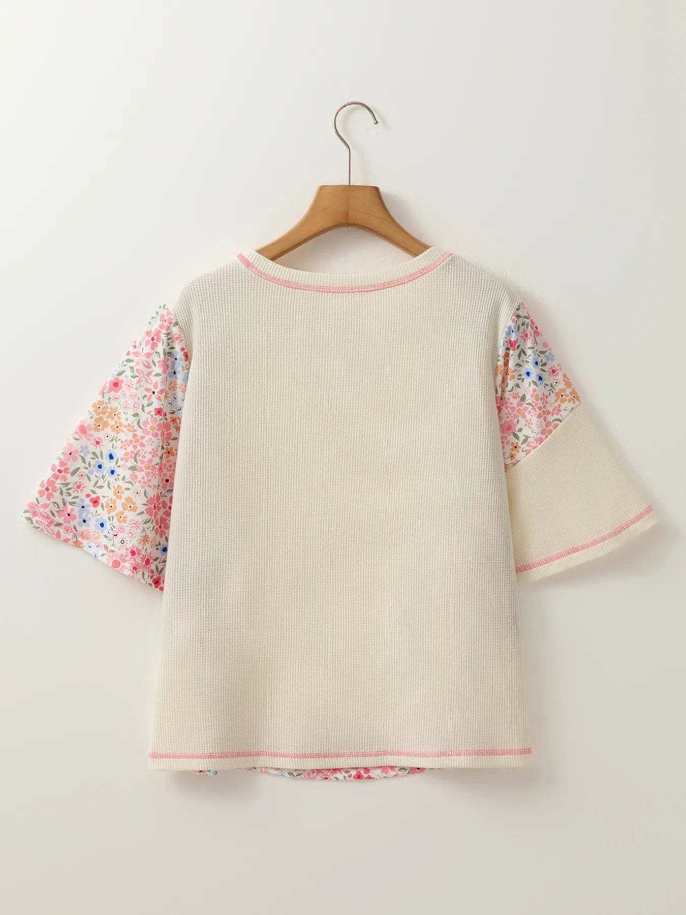 Floral Round Neck Relaxed Fit T-Shirt Trendsi ad00e84bd8034fa086b9eccce4b1a194-Max-Origin