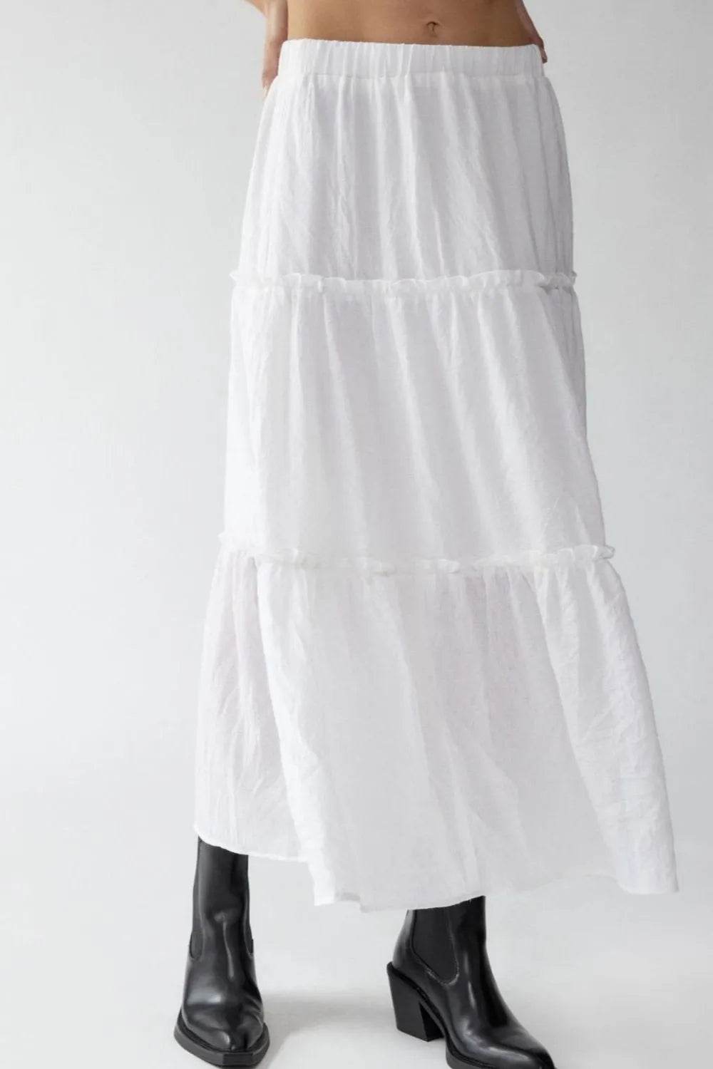 Frill Elastic Waist Skirt Trendsi ad0ef763-3f45-4456-b7aa-28d4c27c9c78-Max