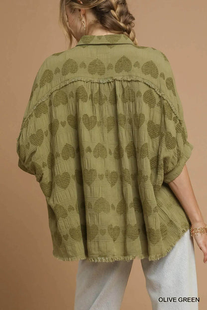 Umgee Jacquard Heart Collared Shirt Trendsi ad7b844c-f8bd-4299-b07d-9e299d079ee7-Max-Origin
