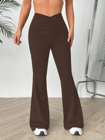 High Waisted Flare Pants Brown Trendsi ad9c330ce24e48b981973a187c4aa046-Max-Origin