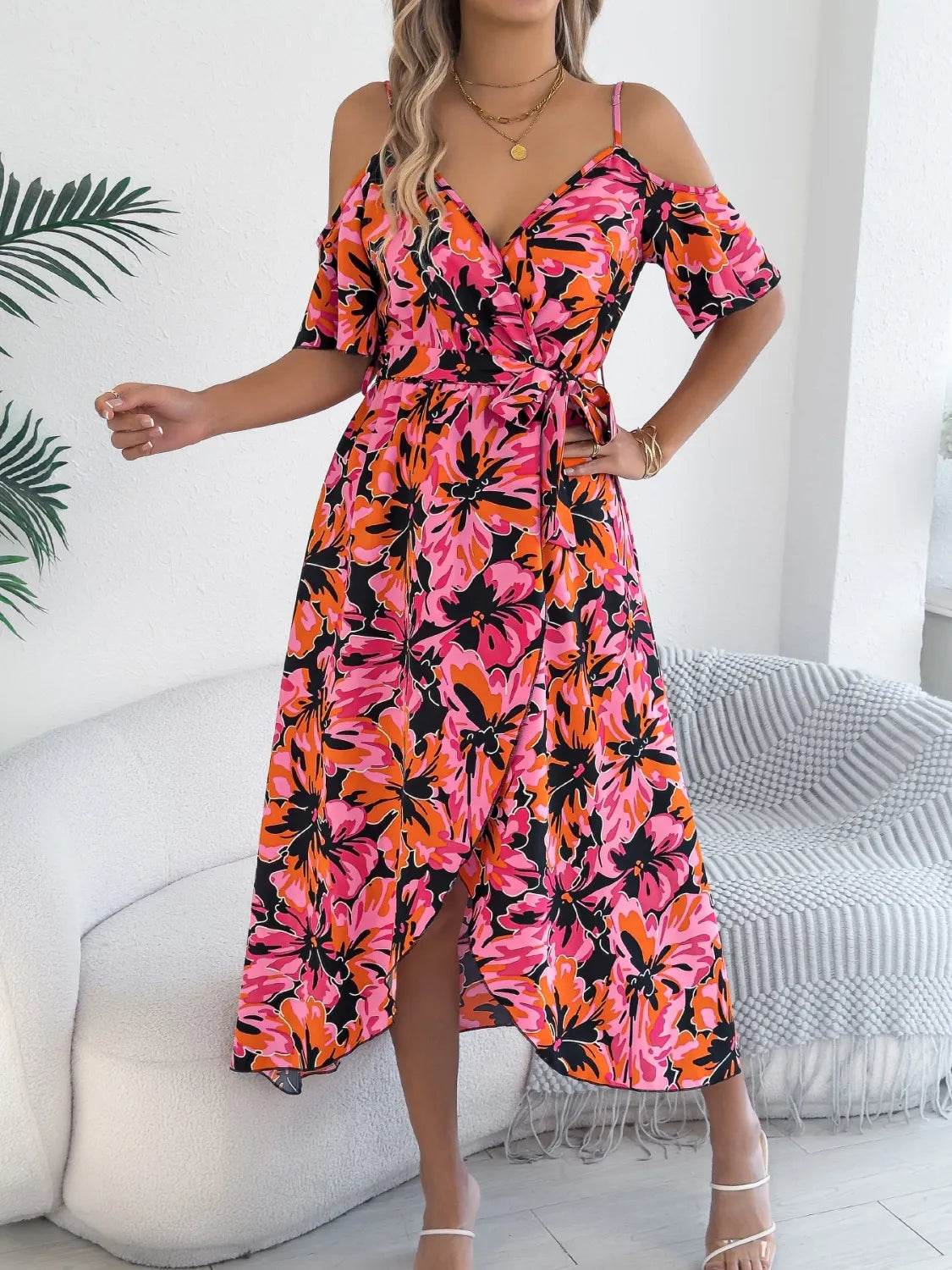 Printed Cold Shoulder Midi Cami Dress Black Trendsi ada0b34d-af59-4187-abd3-aa6aa3f39b77-Max-Origin