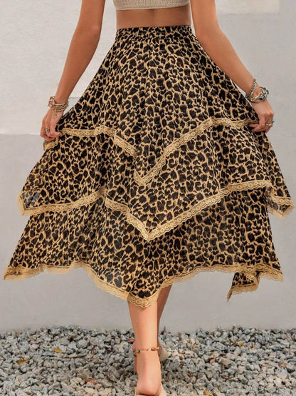 Lace Detail Layered Printed Skirt Trendsi ada4bede-ccd4-4c94-9824-c92df72746fd-Max