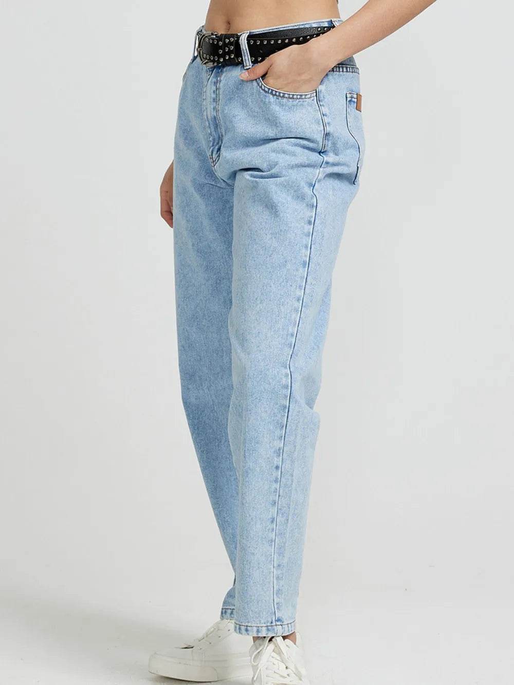 Pocketed Straight Leg Jeans Trendsi ae128591-961a-454e-845c-0002cdf82564-Max