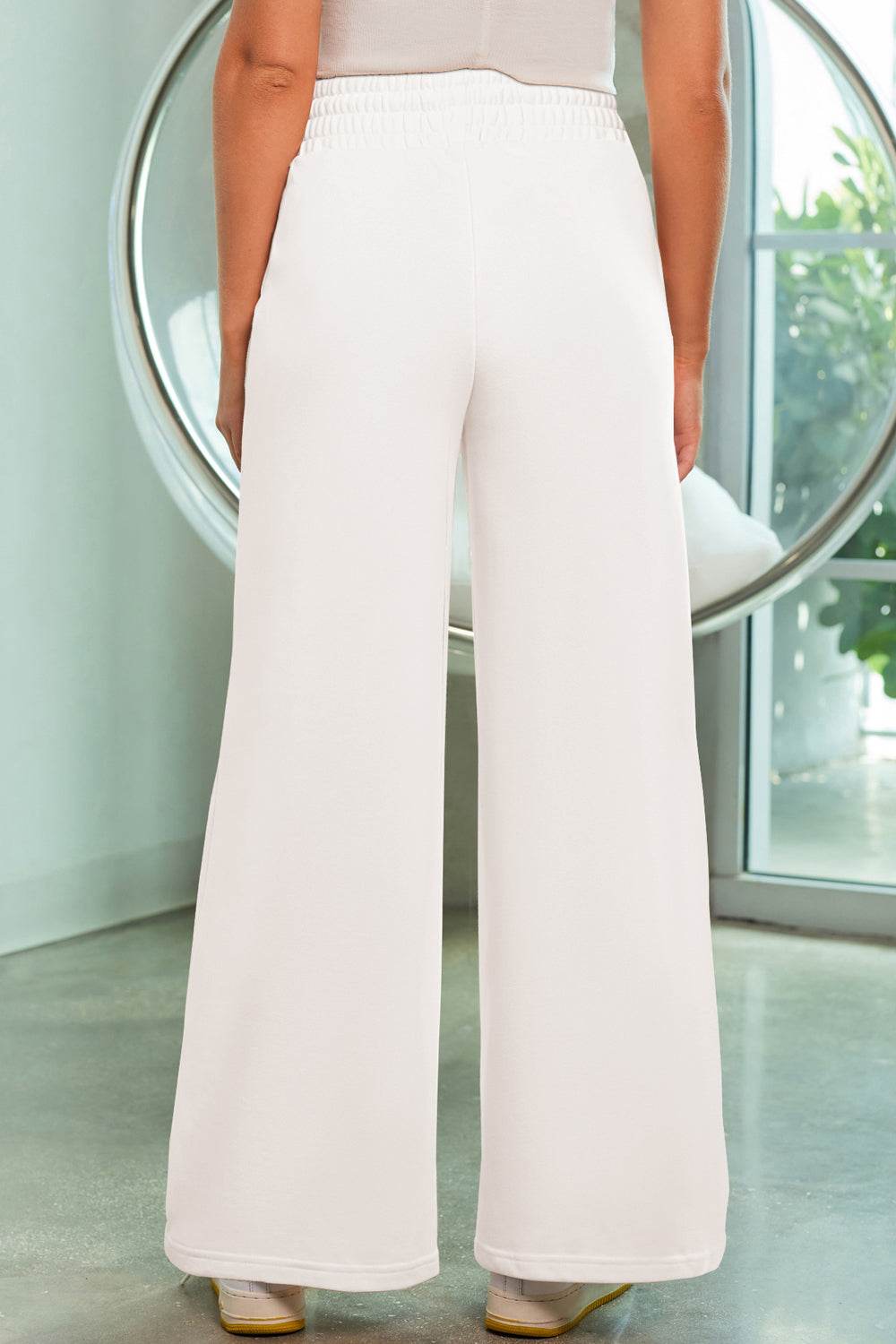 Drawstring Wide Leg Pants with Pockets Trendsi ae2f806d439242fd8bb5fff5e51b99a2-Max