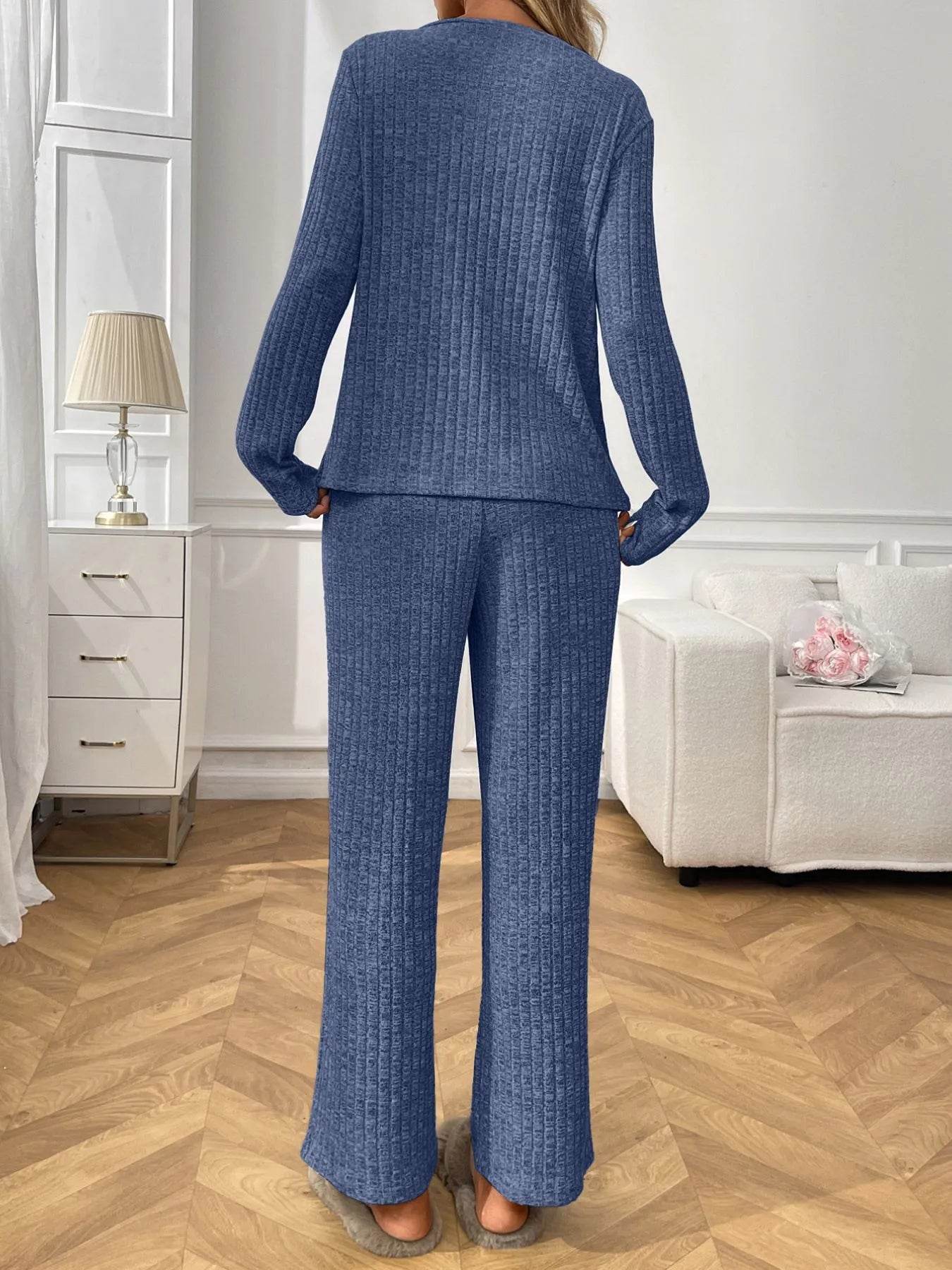 Ribbed Long Sleeve Top and Pants Lounge Set Trendsi ae6fdebb-1c7a-4d37-86cb-fdf39704b8ec-Max-Origin