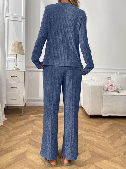 Ribbed Long Sleeve Top and Pants Lounge Set Trendsi ae6fdebb-1c7a-4d37-86cb-fdf39704b8ec-Max-Origin