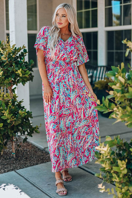 Multicolored V-Neck Maxi Dress Trendsi aebfb139a8a24d53aa8a3046fa137bad-Max_64e51b4f-d5de-4f55-a73f-9d392c54ee05