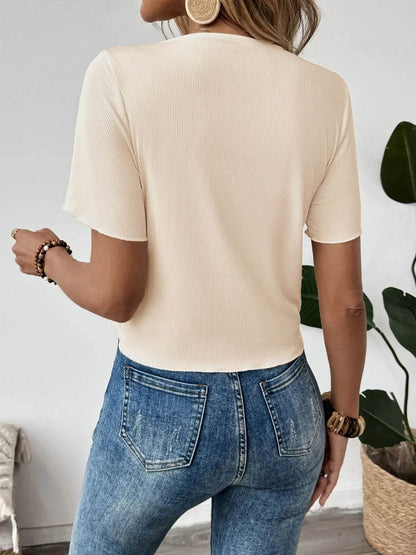 Flower Drawstring Ruched Front Top Trendsi aec58176-15e5-4bc4-8e7e-376e3299b0de-Max-Origin