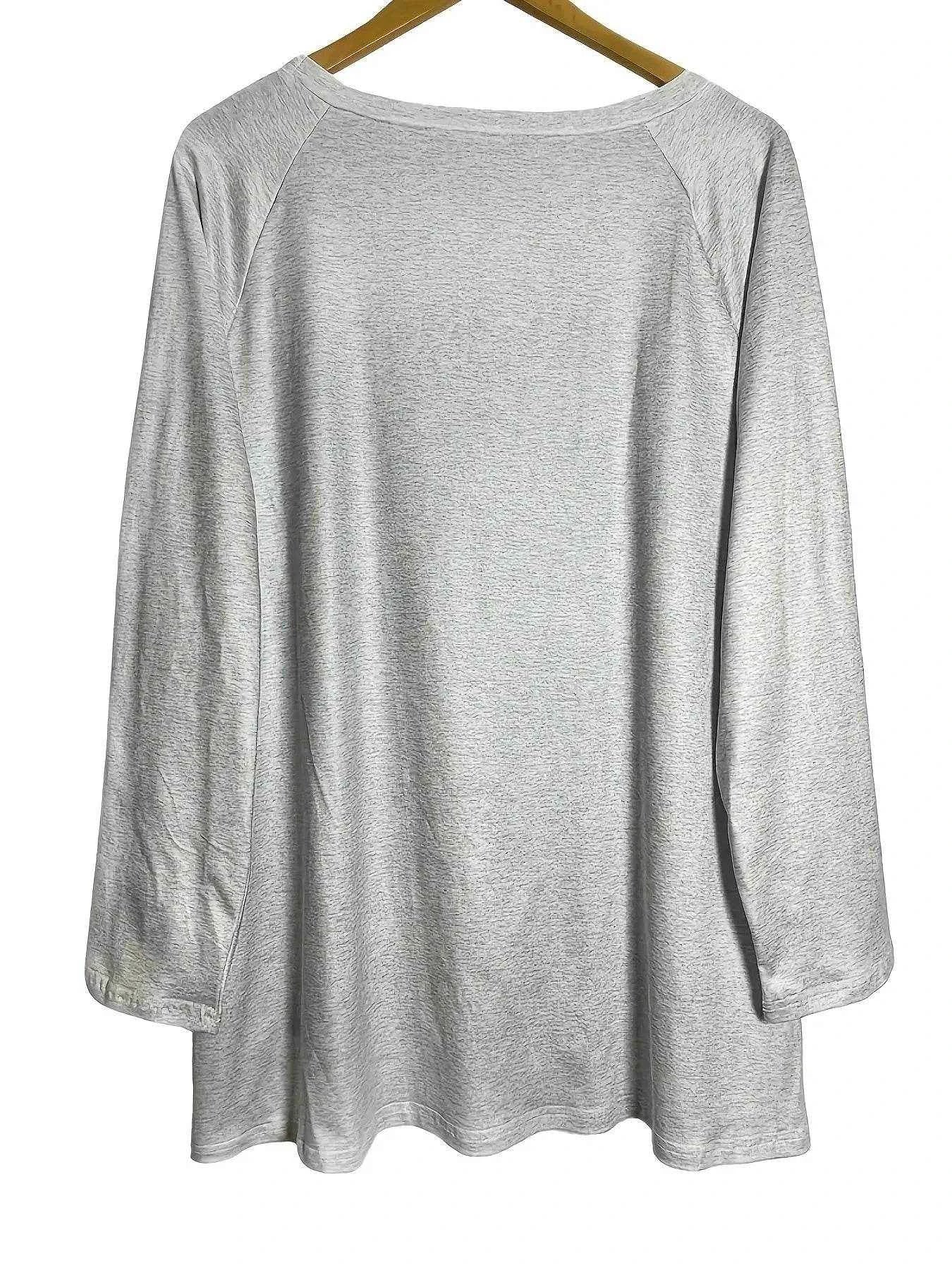 Bohemian Wolf Print Long Sleeve T-Shirt Trendsi af4bc1be20b44f7b8d0edd6343001905-Max-Origin
