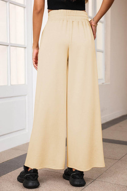 Drawstring Wide Leg Pants with Pockets Trendsi af81b1088edd4d61aae3c4a098fdeabd-Max
