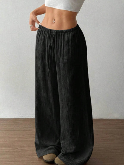 Wide Leg Drawstring Casual Pants Trendsi afe8486b9d9d49698a5381336426182d-Max-Origin
