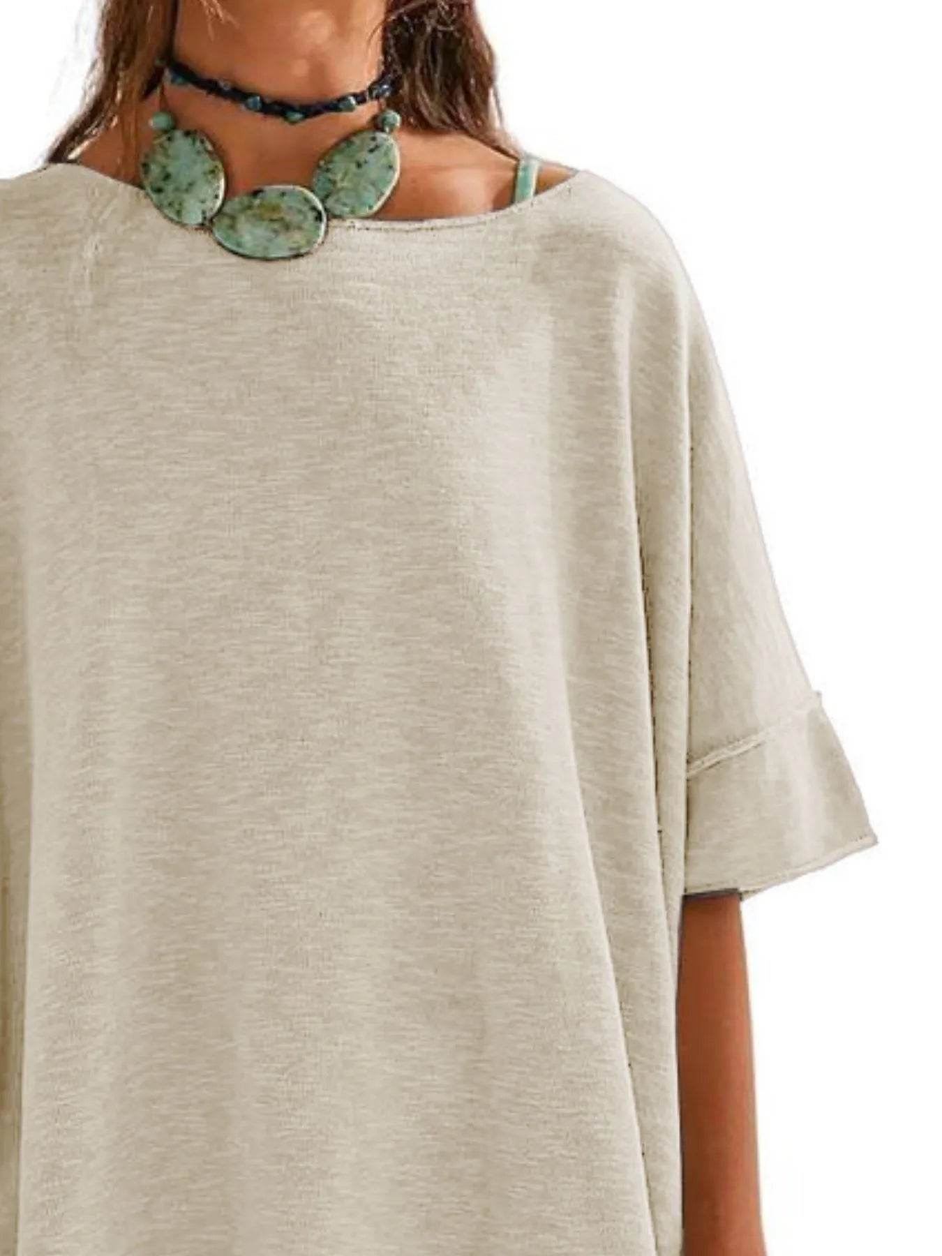 Oversized Round Neck Drop-Shoulder T-Shirt Trendsi b098d542-e6d1-4544-87a2-b6b10618220a-Max-Origin