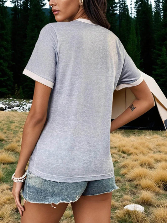 Letter Graphic Round Neck T-Shirt Trendsi b0a881239d01495baa55f893273336ae-Max-Origin