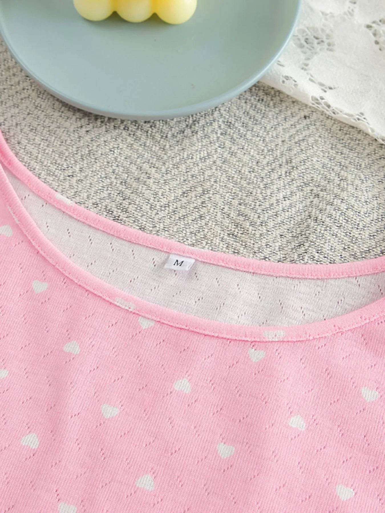 Polka Dot Round Neck Top and Pants Lounge Set Trendsi b0b6d4fa-d61b-4c9f-bf1e-2a87eeac0b4a-Max-Origin