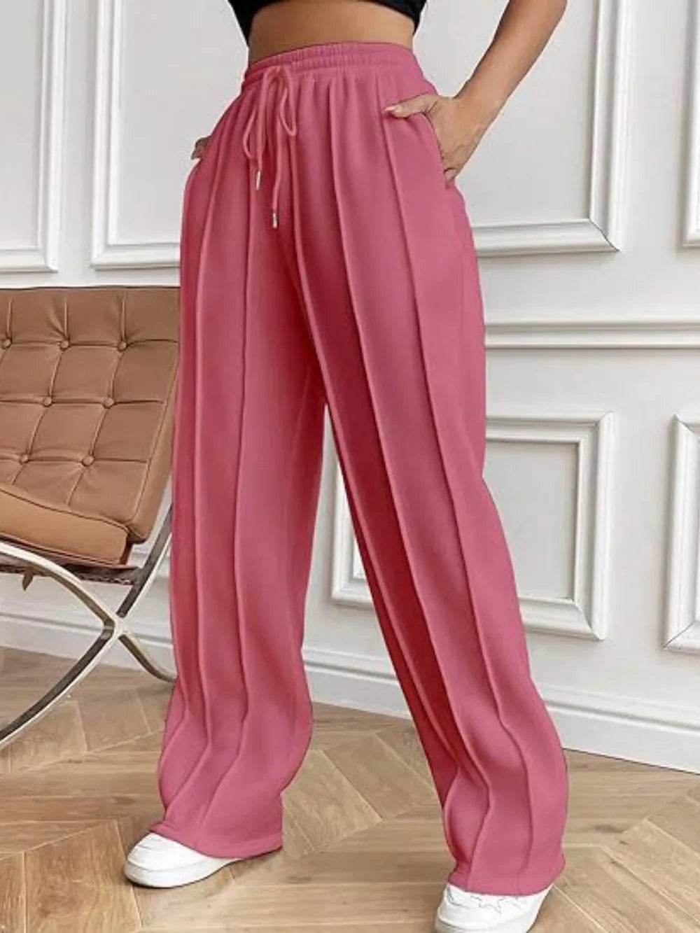 Drawstring Wide Leg Pants with Pockets Trendsi b0ed0251-1154-4bbc-9949-27dbcb4758e0-Max