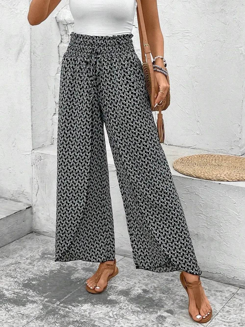 Tied Printed Wide Leg Pants Trendsi b0fe4e72-b216-427d-8f84-1508bf127e1b-Max