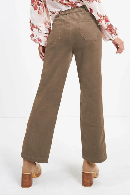 Half Elastic Waist Straight Pants Trendsi b2c2ca96-113a-46d6-8b14-f304505296b9-Max