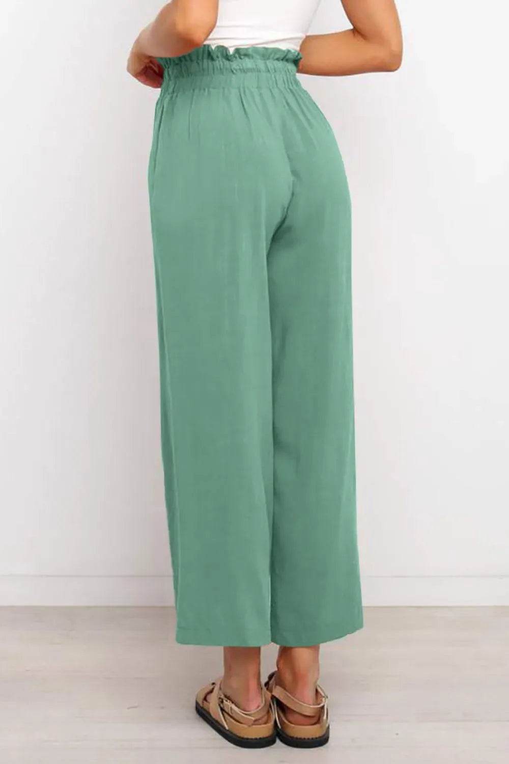 Drawstring Paperbag Waist Wide Leg Pants Trendsi b2c45dca-d275-4aa9-9388-09f876c1c064-Max