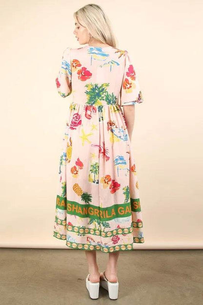 VERY J Button Down Printed Midi Dress Trendsi b2d106946d234d80abbabff2ad742b28-Max-Origin