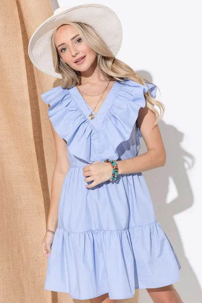 And The Why Chevron Ruffle Florence Hem Casual Dress Trendsi b31771619de44f1a8f562e4eecad5ed0-Max-Origin
