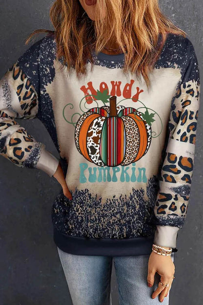 Pumpkin Graphic Long Sleeve Sweatshirt Leopard Trendsi b332ff3e-12dc-4fa6-82c9-a02911eaf5ca-Max