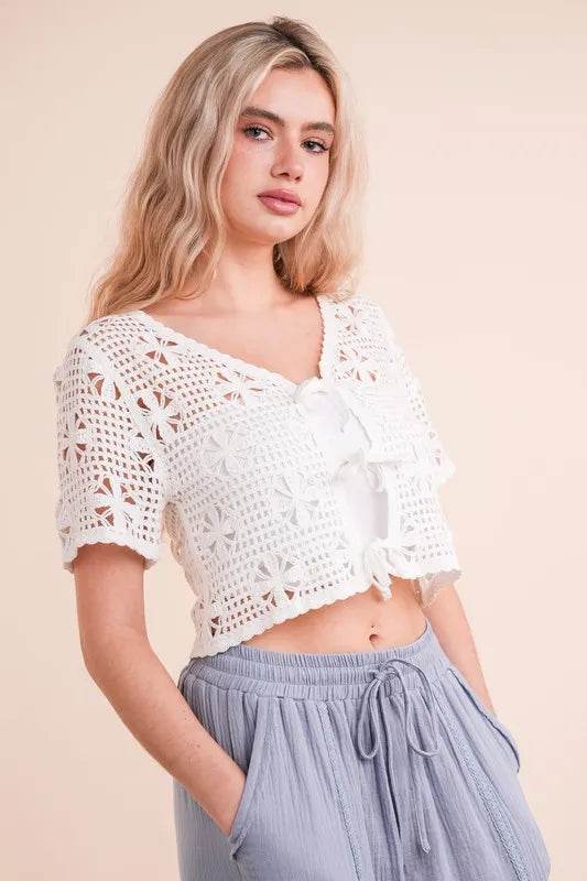 VERY J Front Tie Crochet Crop Top Trendsi b357e621c2ef45d4b353a1294fc44b65-Max-Origin