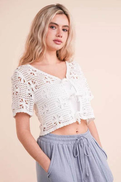 VERY J Front Tie Crochet Crop Top Trendsi b357e621c2ef45d4b353a1294fc44b65-Max-Origin
