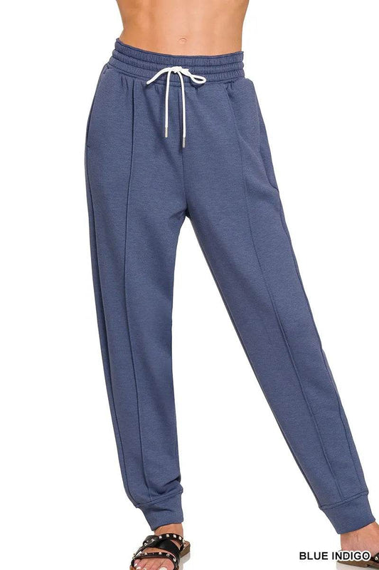 Zenana Drawstring Scuba Sweatpants with Pockets Trendsi b359a8b353fa41868818655fed10e105-Max-Origin