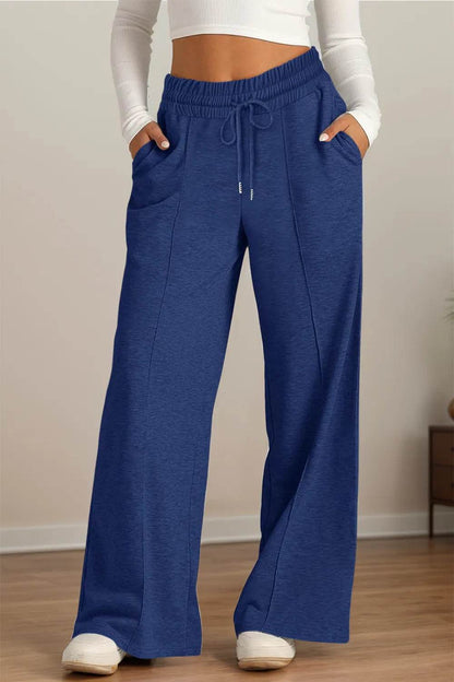 Drawstring Elastic Waist Wide Leg Pants Navy Trendsi b3ebe961-58f0-47ff-bdc4-b9aa2e6e7edf-Max