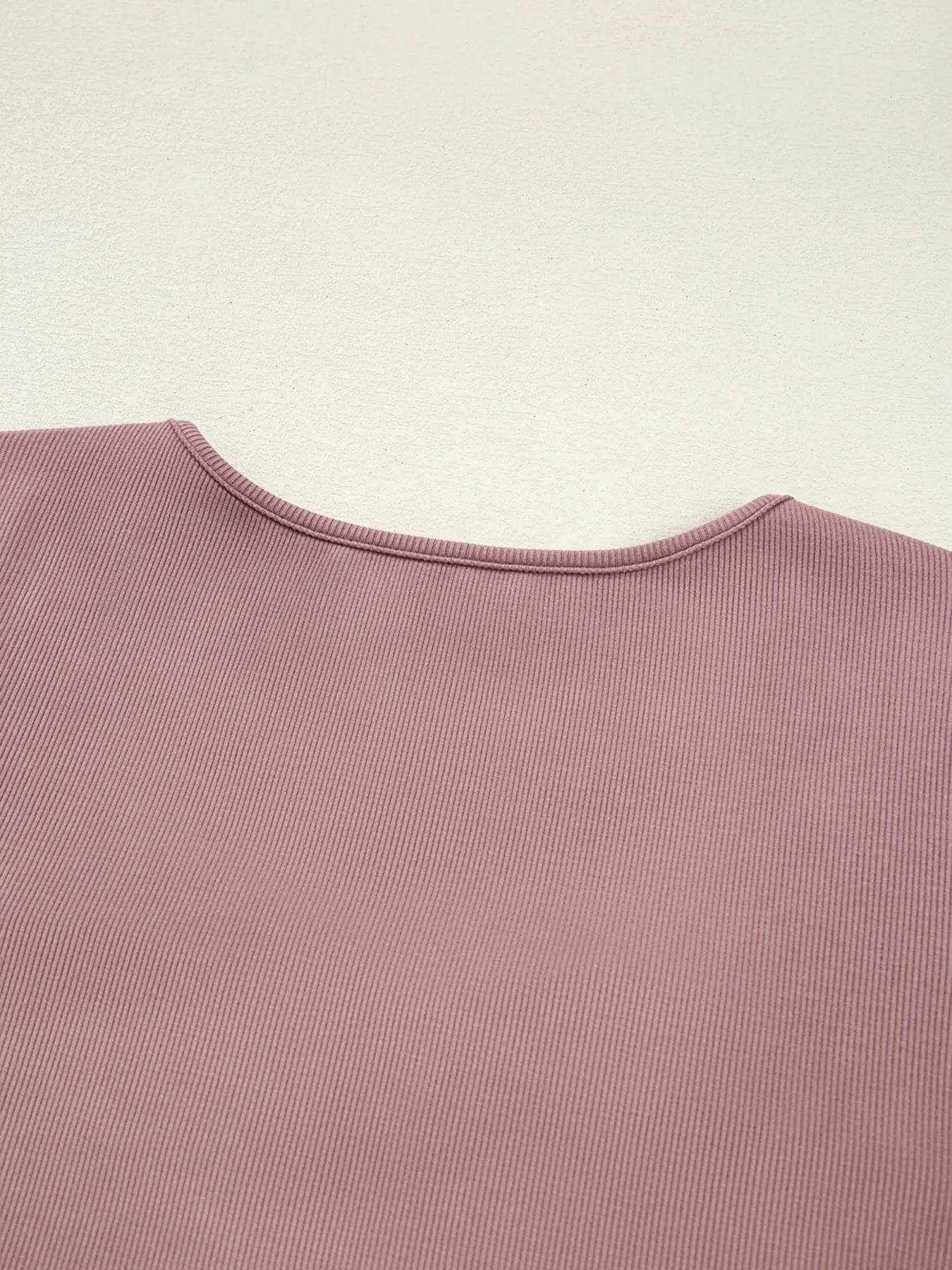 Ruched Front Long Sleeve T-Shirt Trendsi b4295f80b3764e5baffc0738d9885215-Max-Origin