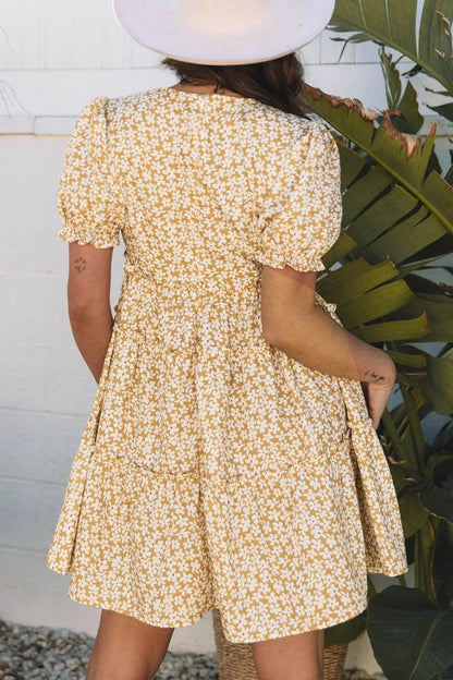 Floral Short Sleeve Surplice Frilly Tiered Mini Dress Trendsi b42c162e-f613-493a-b474-49c503c5a85b-Max-Origin
