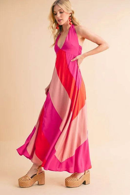 Aemi+Co Color Block Sleeveless Maxi Dress Trendsi b42ff8c2e23844e5a4f01d4670c94b8d-Max-Origin