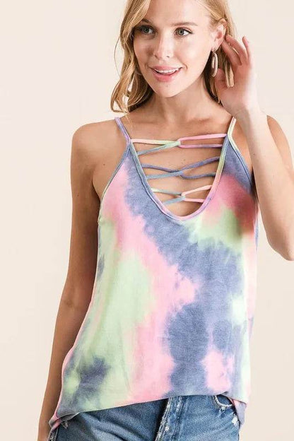 BiBi Tie Dye Terry Camisole with Caged Neck Trendsi b4311231d77c43759386ddd6fcba6516-Max-Origin